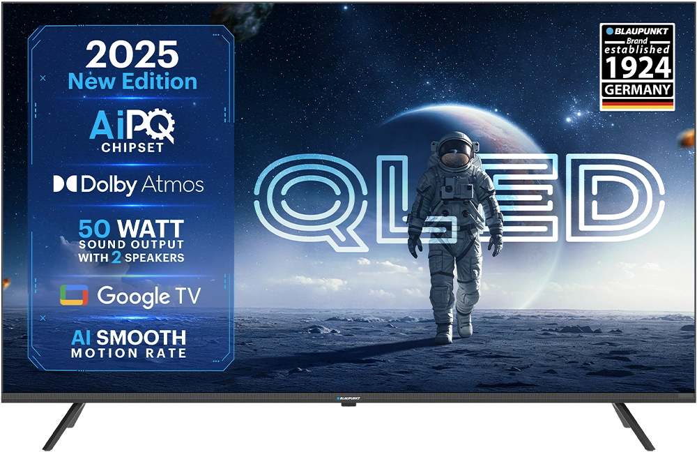 Blaupunkt Quantum Dot 126 cm (50 inch) Ultra HD (4K) QLED Smart Google TV 2025 Edition 